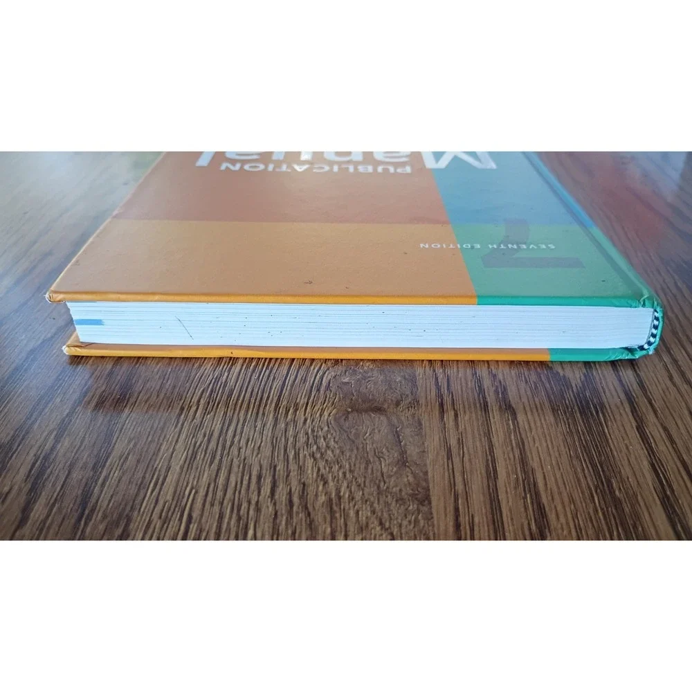 Publication Manual of the American Psychological Association 7th Edition HC